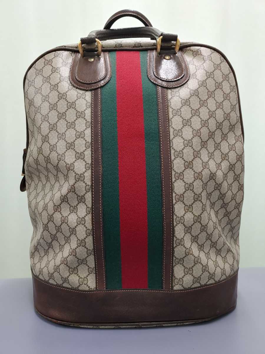 グッチ GUCCI ボストンバッグ ヴィンテージ オールドグッチ シェリー