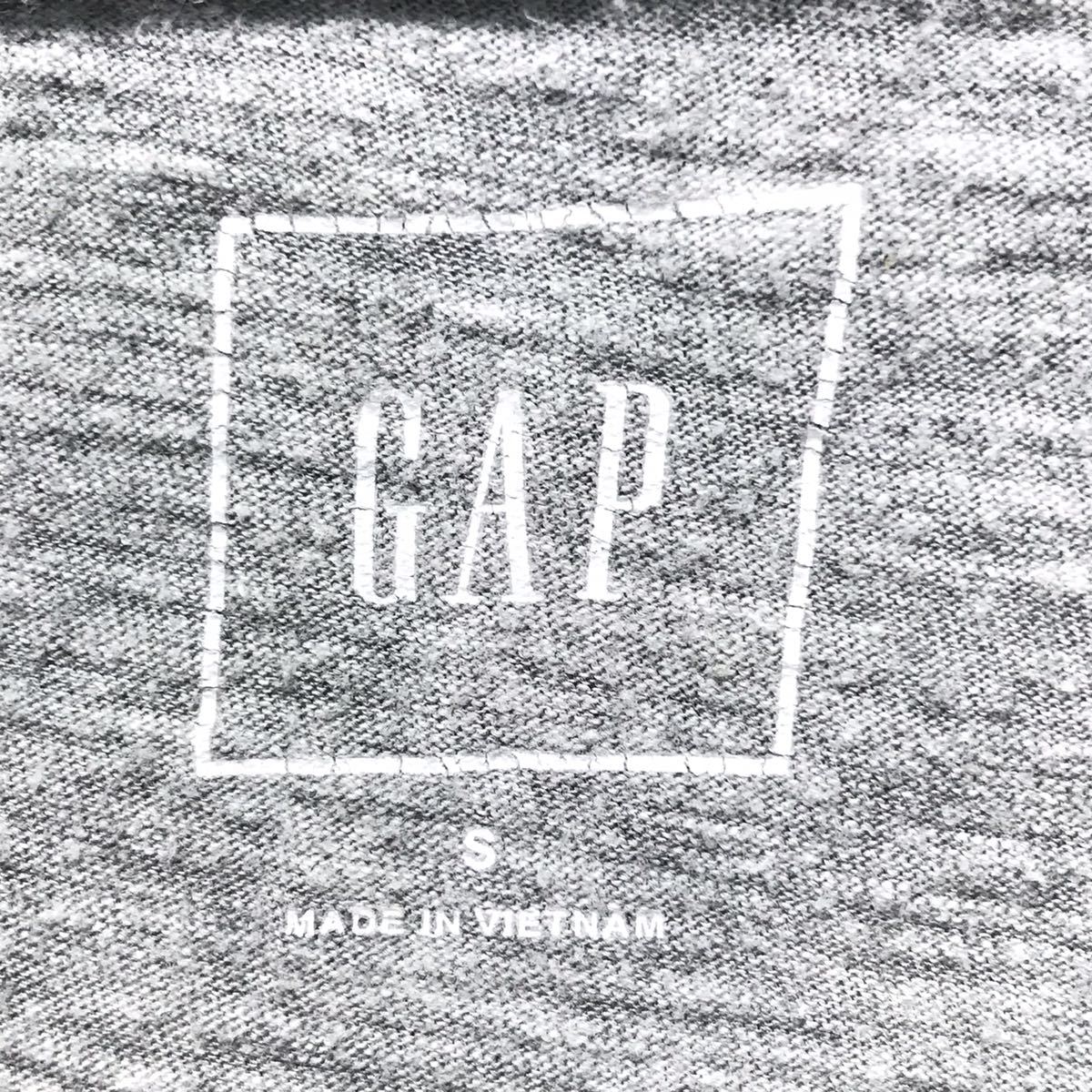 ●ギャップ　Tシャツ　グレー GAP メンズS コットン100% 半袖 トップス アメカジ カジュアル 星条旗 アメリカ 霜降り アメカジ 古着 /735ii_画像10