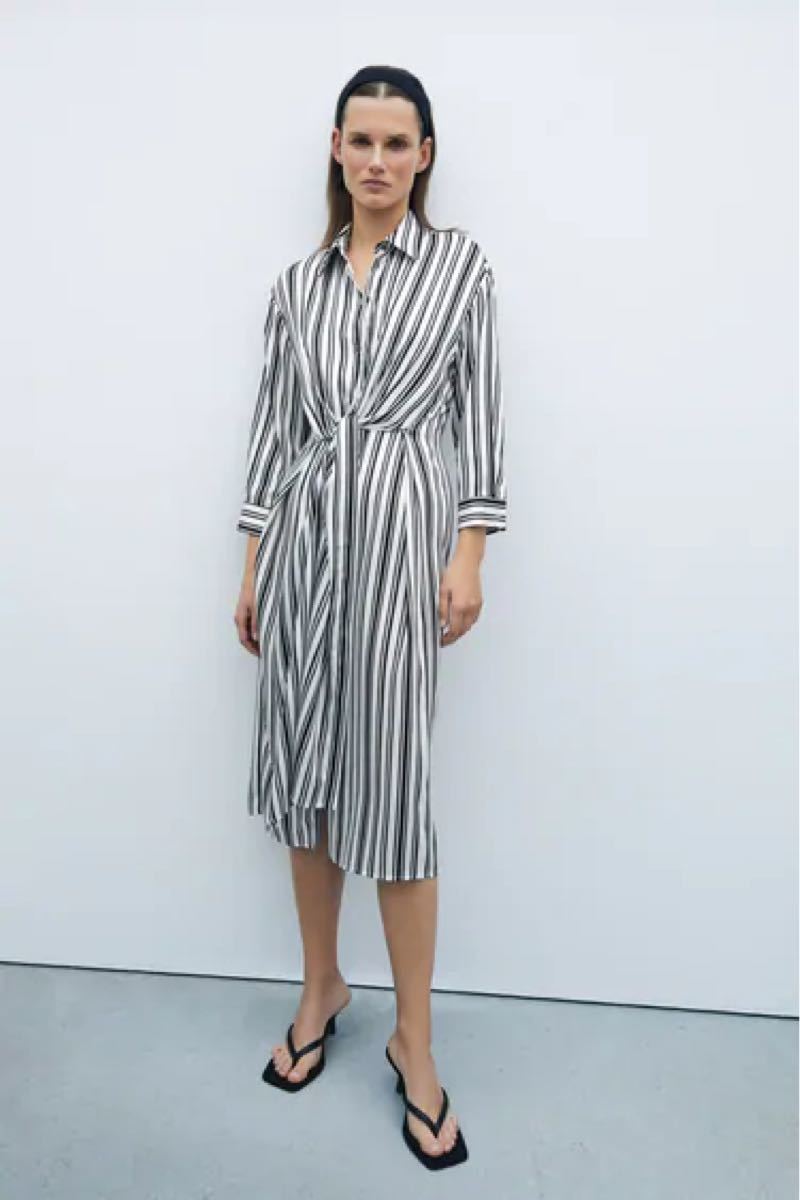 Paypayフリマ 新品タグ付 Zara ザラ ストライプ柄シャツワンピース Xs Paypayフリマ 新品タグ付 Zara ザラ ストライプ柄シャツワンピース Xs