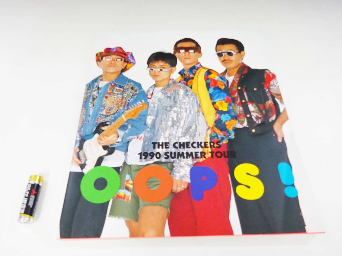 ◆チェッカーズ 1990 SUMMER TOUR OOPS！ツアーパンフレット ライブパンフ 80年代アイドル 藤井フミヤ 検：写真集 冊子 雑貨_画像1