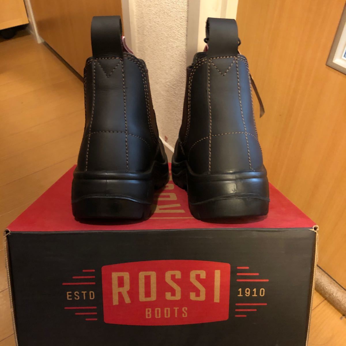 UK9.5【新品未使用】Rossi boots サイドゴアブーツ