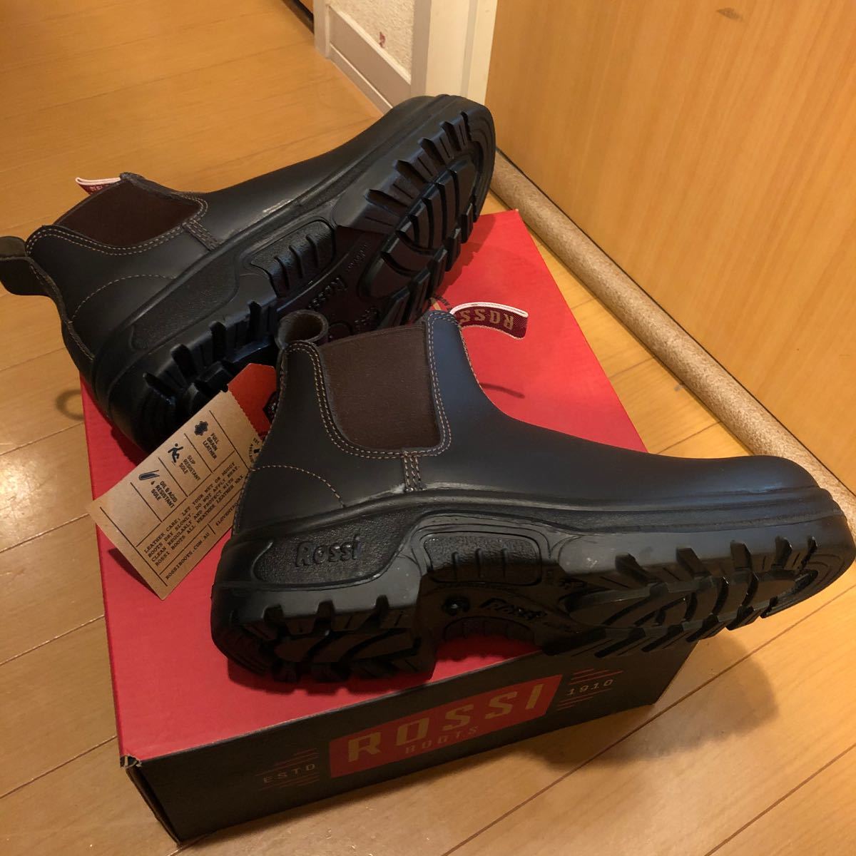 UK9 5【新品未使用】Rossi boots サイドゴアブーツ|Yahoo!フリマ(旧