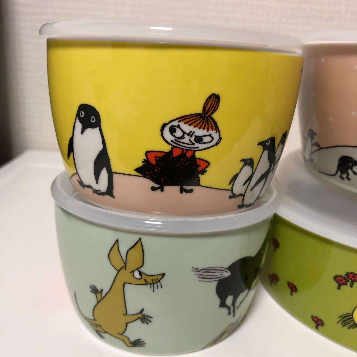 ムーミン タッパー 陶器製 4点セット|Yahoo!フリマ(旧PayPay ムーミン タッパー 陶器製 4点セット|Yahoo!フリマ(旧PayPay