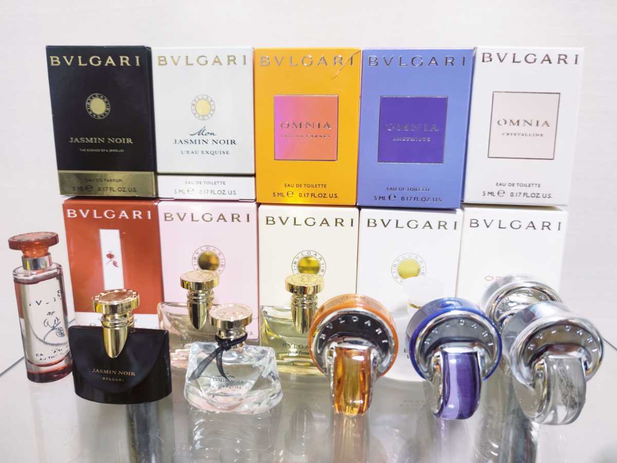 送料無料】BVLGARI ブルガリ ミニ香水 レディース向け香水セット