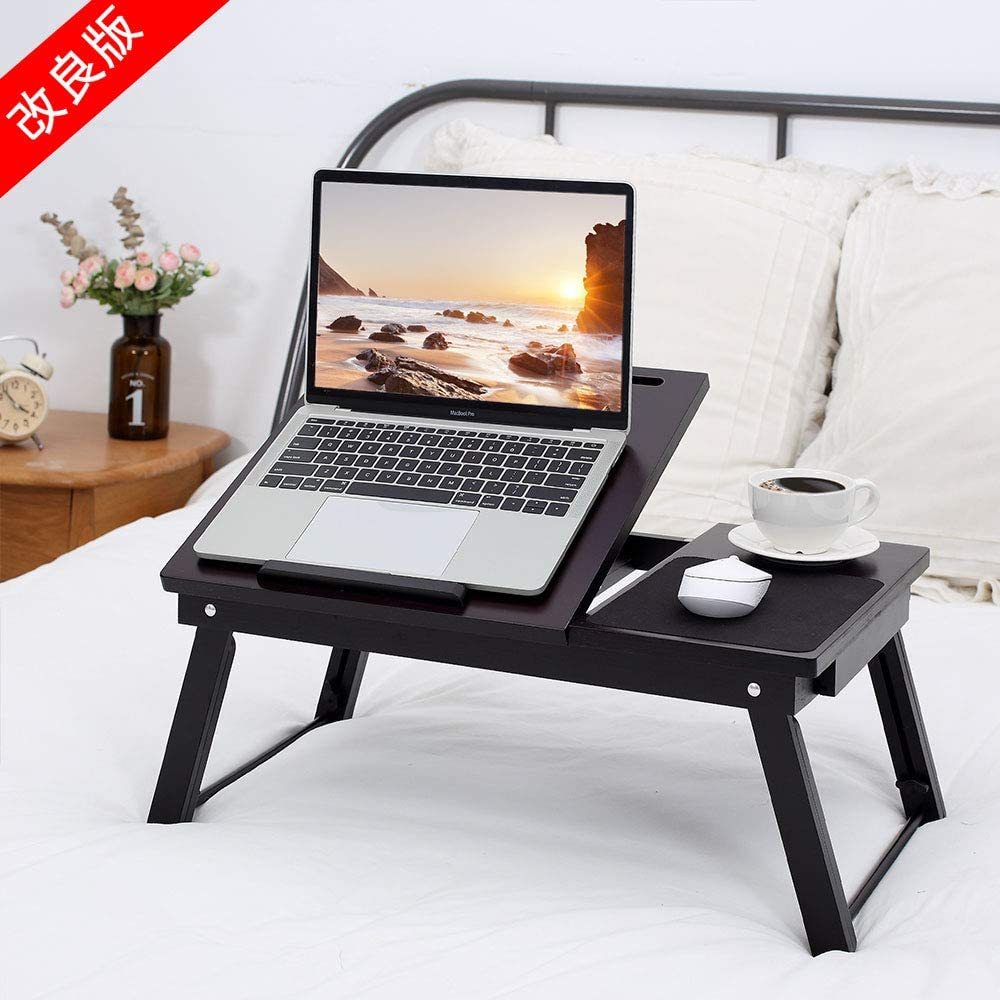 [ сильно сниженная цена ] bed стол бамбук производства ноутбук стол складной LAP верх стол высота настройка возможность compact 