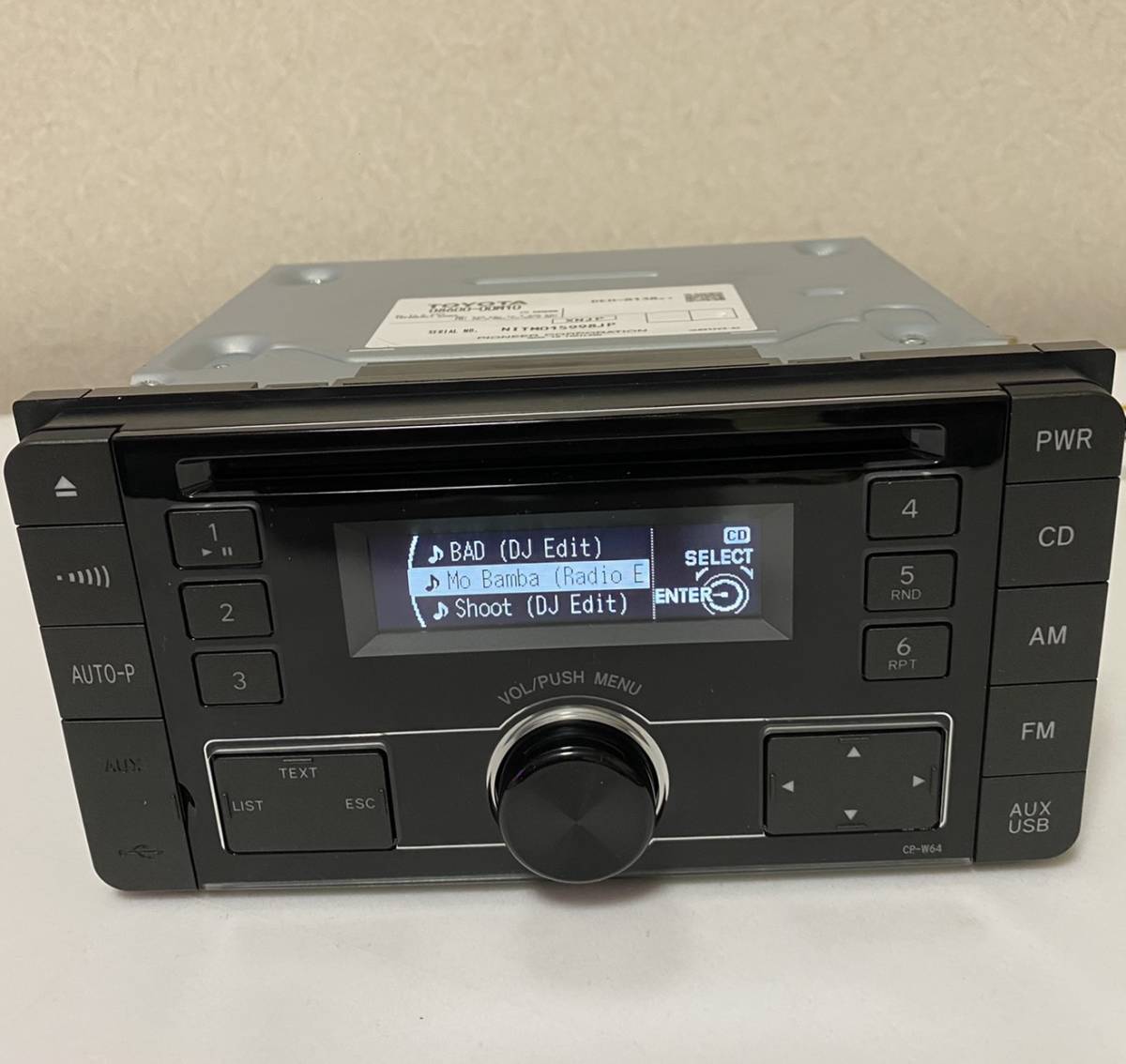 トヨタ純正 CDプレーヤー パイオニア DEH-8138ZT|Yahoo!フリマ トヨタ純正 CDプレーヤー パイオニア DEH-8138ZT|Yahoo!フリマ