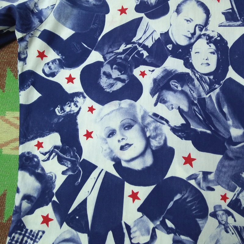 ハリウッドスター 総柄【EXPRESSIONS by CAMPUS】70s Hollywood Star Photo Print Shirt / 70年代 シャツ キングコング ヴィンテージ 60s_画像10