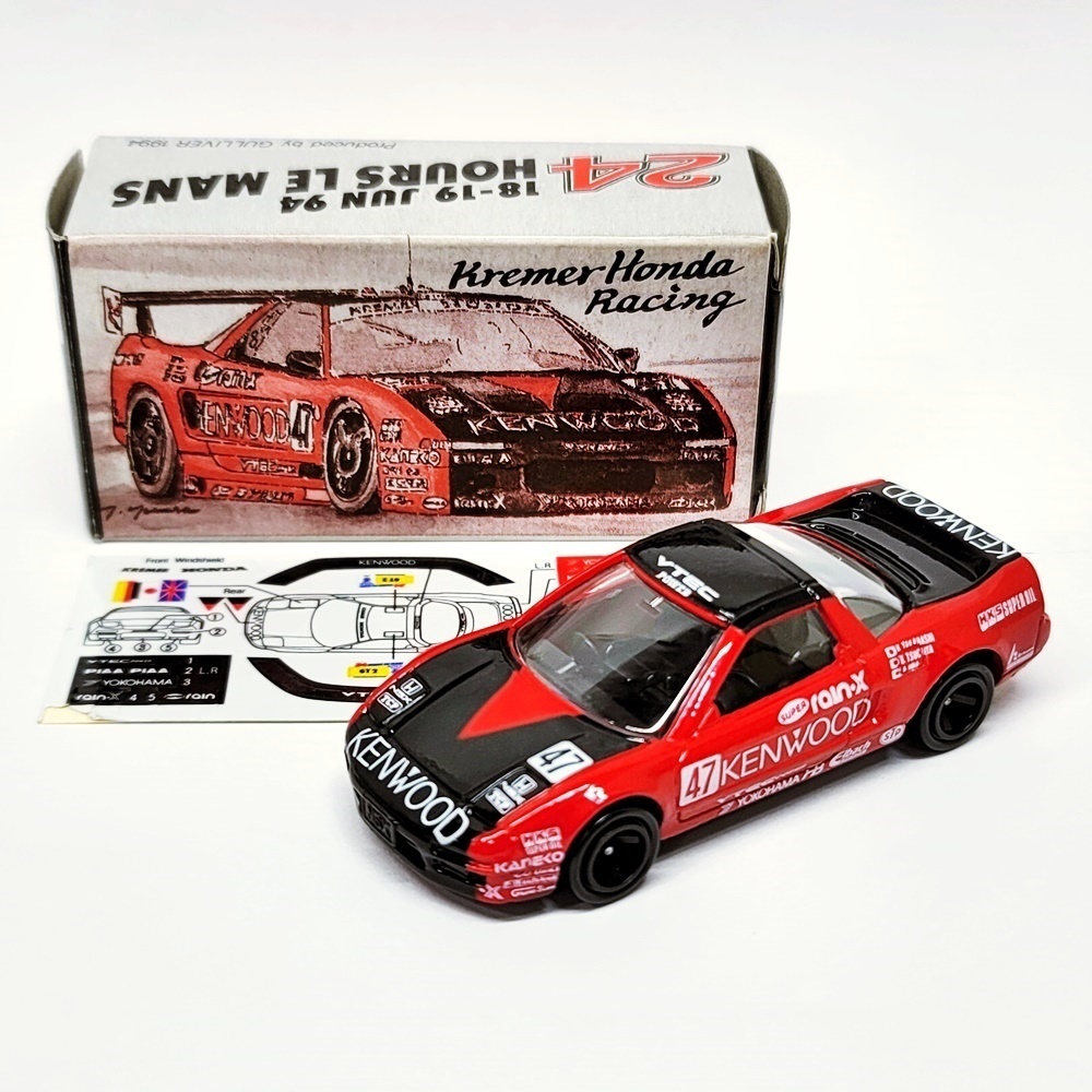 HE206　トミカ　ガリバー特注 1/59　No.78　ホンダ NSX GT2 KENWOOD　Kremer Honda Racing　1994　ルマン　シール未使用　日本製 2●60