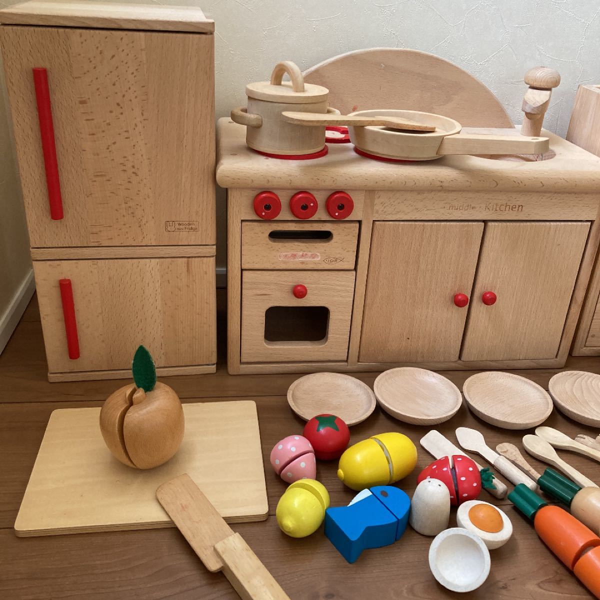 ままごと キッチン シェルフ 冷蔵庫 セット ダイワ MILAN