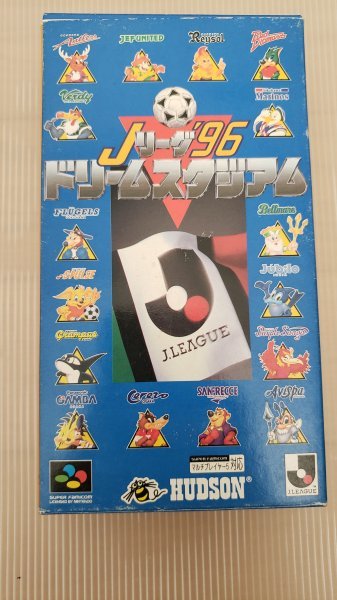 【動作確認済】Jリーグ'96 ドリームスタジアム 箱・説明書付き　スーパーファミコンソフト 4_画像2