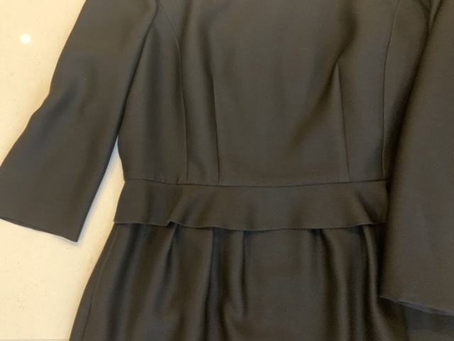 東京ソワールランバンノワール高級喪服ブラックフォーマルアンサンブル