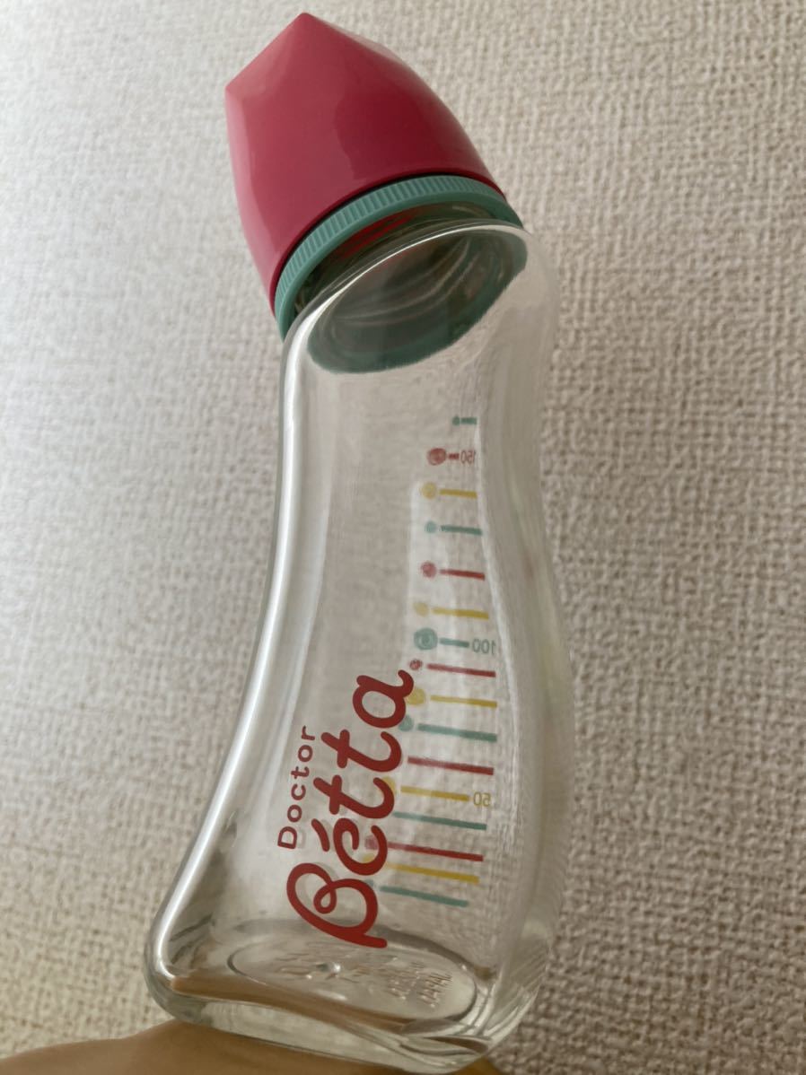  beautiful goods dokta-betabetabetta heat-resisting glass feeding bottle nursing bottle jewel heat-resisting glass made 