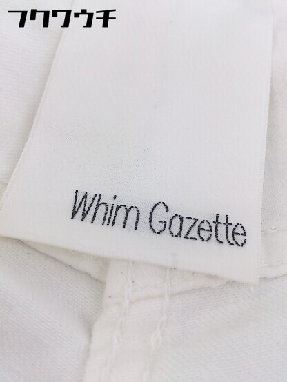 ◇ Whim Gazette ウィム ガゼット ストレッチ デニム スキニー パンツ サイズ38 オフホワイト レディース_画像3