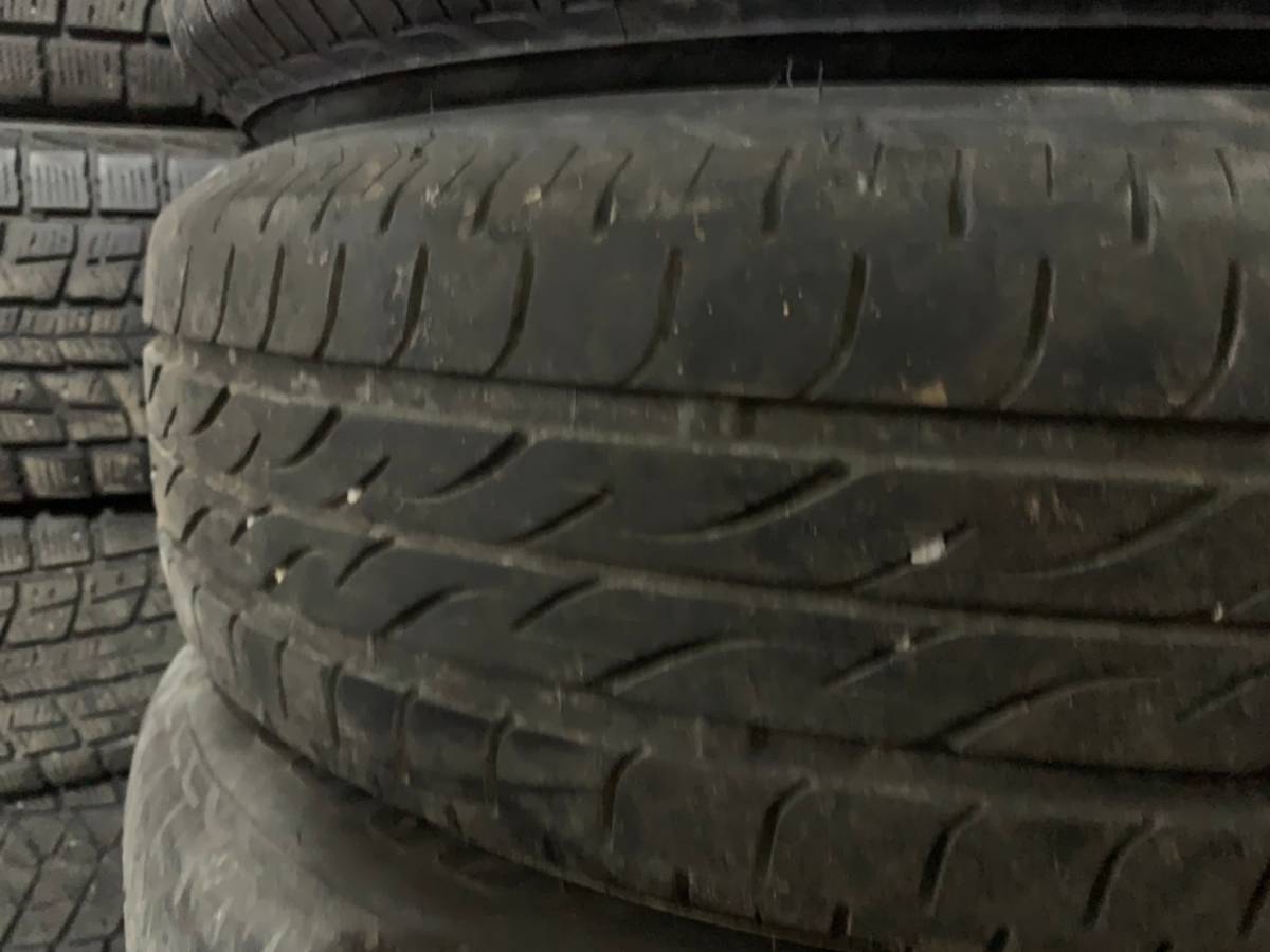 Y568 165/70R14 BRIDGESTONE 2018年 PCD100 4H 5J 4本セット キャップ付き_画像4