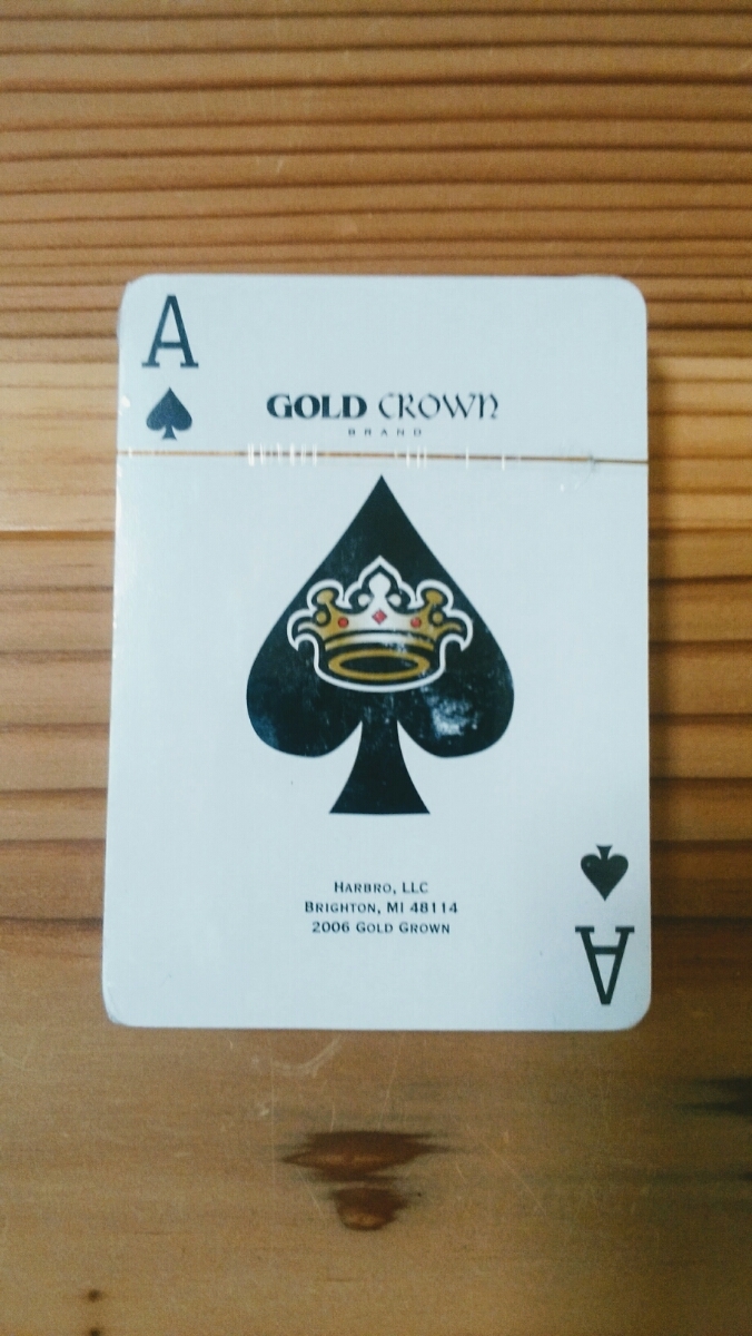 ★送料140円★ 海外製 未開封 GOLD CROWN BRAND HARBRO,LLC トランプ カードゲーム_画像1