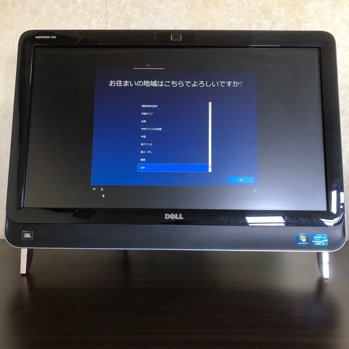 Dell Inspiron one 2320 モニター一体型デスクトップパソコン Core i5 Windows10