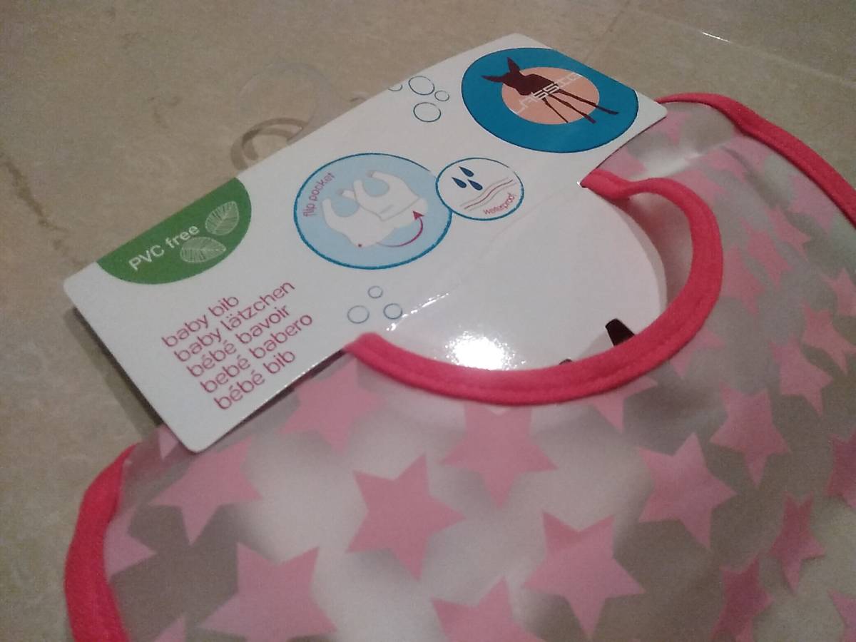 【未着用新品】baby bib ポケット付きエプロン スタイ／よだれかけ_画像3