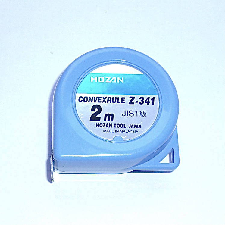 HOZAN TOOL JAPAN 型式 Z-341 ホーザン コンベックス ルール メジャー 巻尺 2m (縦49x横49x厚20mm)小さく使いやすいヤフオク出品計測最適!!_画像1