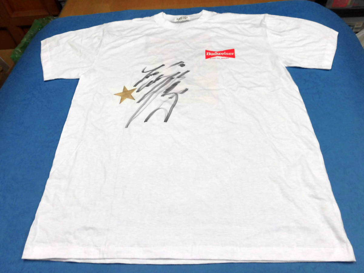 ボートレース 松井繁(大坂)直筆サイン入りTシャツ きっと ボートレース 松井繁(大坂)直筆サイン入りTシャツ きっと