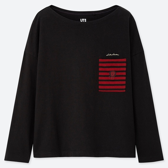 新品 Lサイズ ユニクロ リサ・ラーソン 長袖Tシャツ(胸ポケット 新品 Lサイズ ユニクロ リサ・ラーソン 長袖Tシャツ(胸ポケット