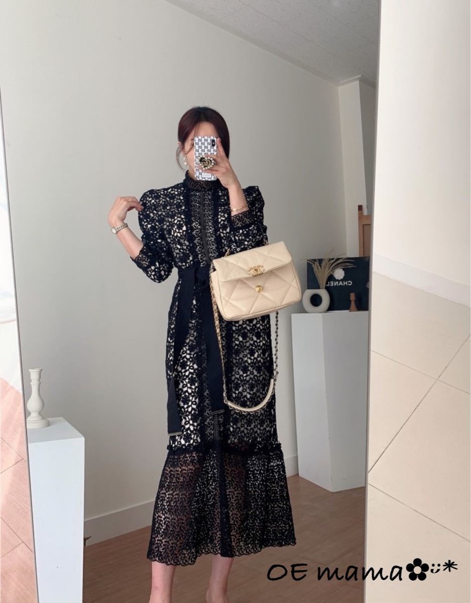Paypayフリマ レースワンピース 結婚式 二次会 パーティー フォーマル 黒 ブラック インポート 韓国 マキシワンピース Paypayフリマ レースワンピース 結婚式 二次会 パーティー フォーマル 黒 ブラック インポート 韓国 マキシワンピース