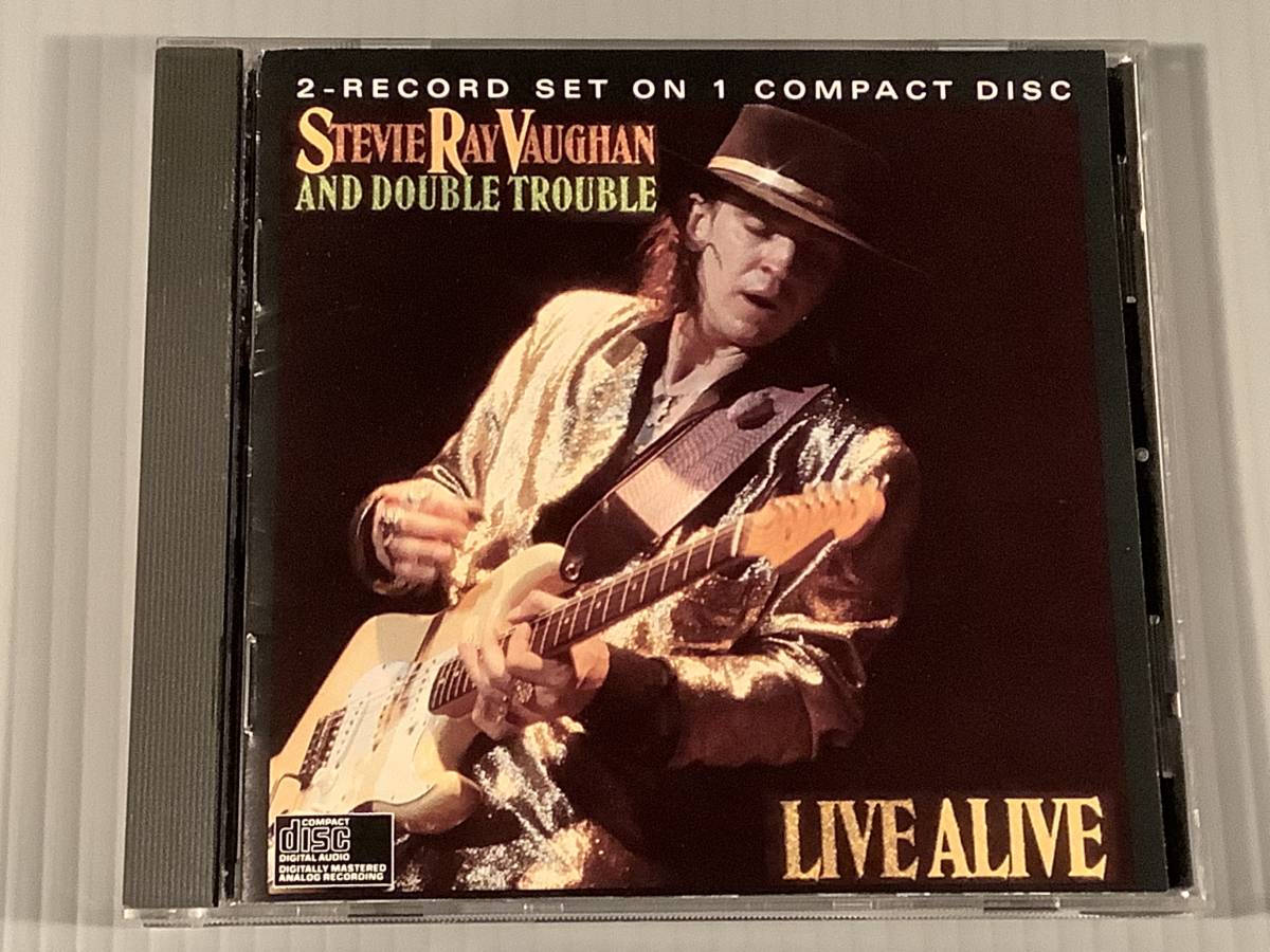 CD(米盤)■スティーヴィー・レイ・ヴォーン Stevie Ray Vaughan／LIVE ALIVE■良好品！_画像1
