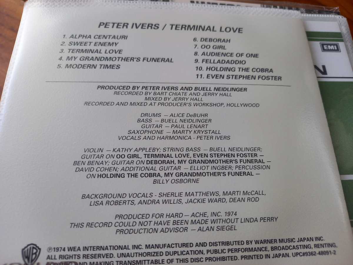 最大81%OFFクーポン PETER IVERS TERMINAL LOVE レコード confmax.com.br