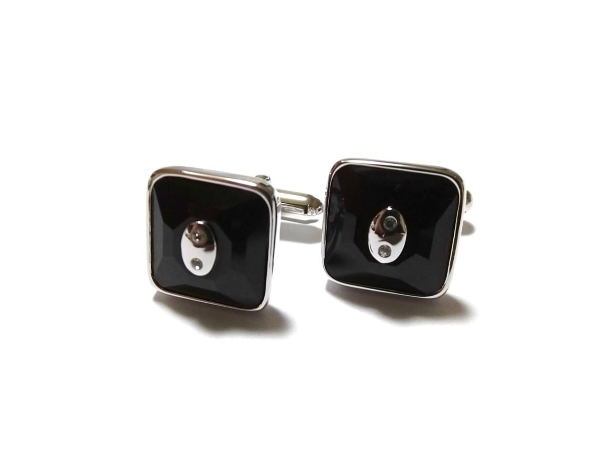 Swarovski スワロフスキー カフス カフスボタン cufflinks BOX 栞付