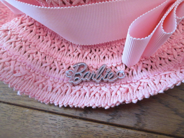 55㎝位　Barbie バービーのピンクの帽子_画像3