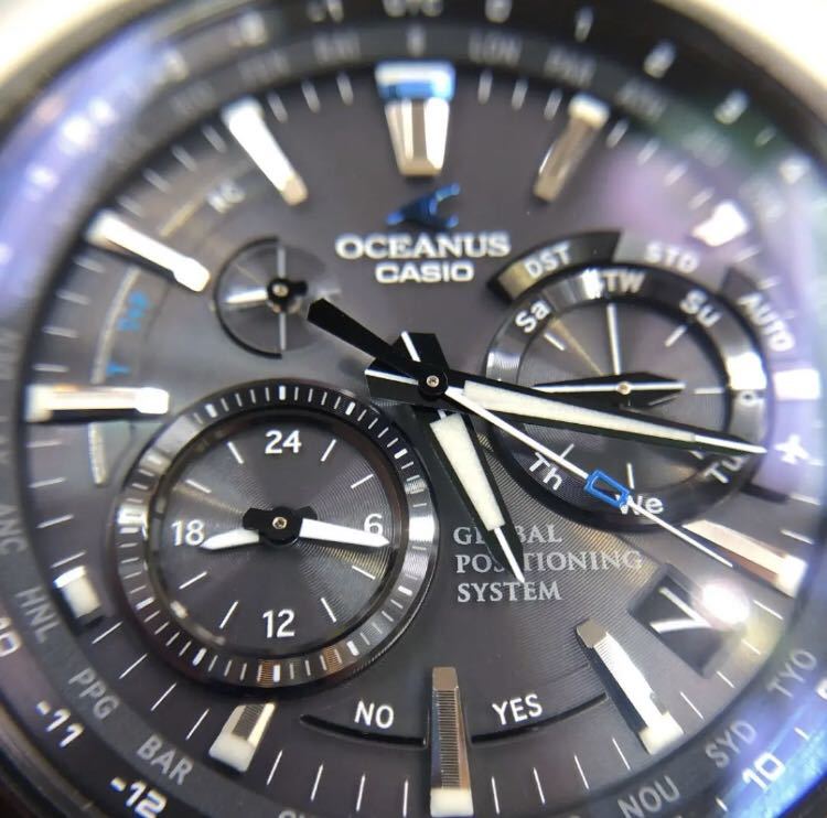 CASIO OCEANUS GPS 電波ソーラー 腕時計 OCW-G1000B-1AJF ¥253000
