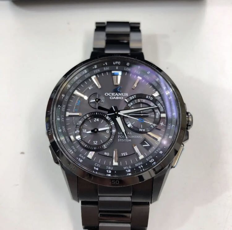 売れ筋がひクリスマスプレゼント！ OCEANUS CASIO GPS ￥253000 OCW