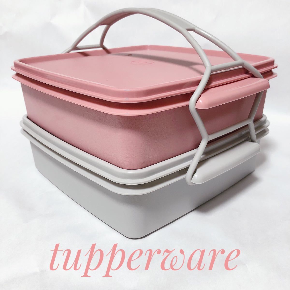 Paypayフリマ タッパーウェア 大 弁当箱 ランチボックス 重箱 2段重 ピクニック弁当箱 新品 Tupperware Paypayフリマ タッパーウェア 大 弁当箱 ランチボックス 重箱 2段重 ピクニック弁当箱 新品 Tupperware