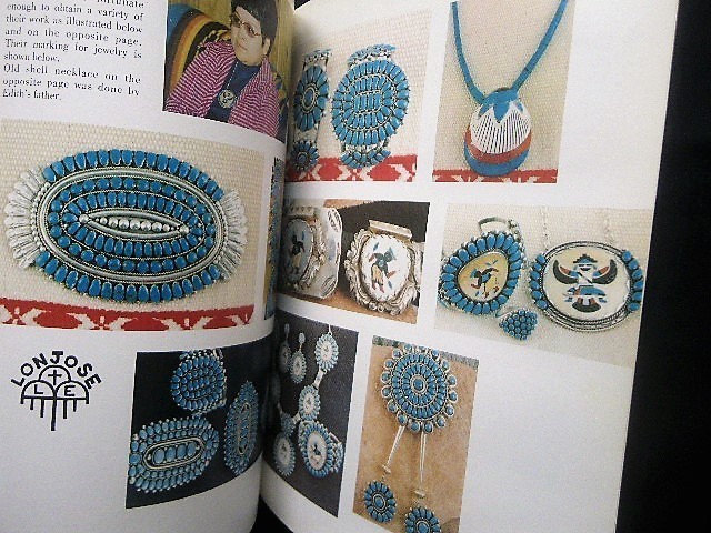 3 pcs. set zni group Indian * jewelry foreign book Zuni The Art and the People turquoise / silver accessory neitib* american 