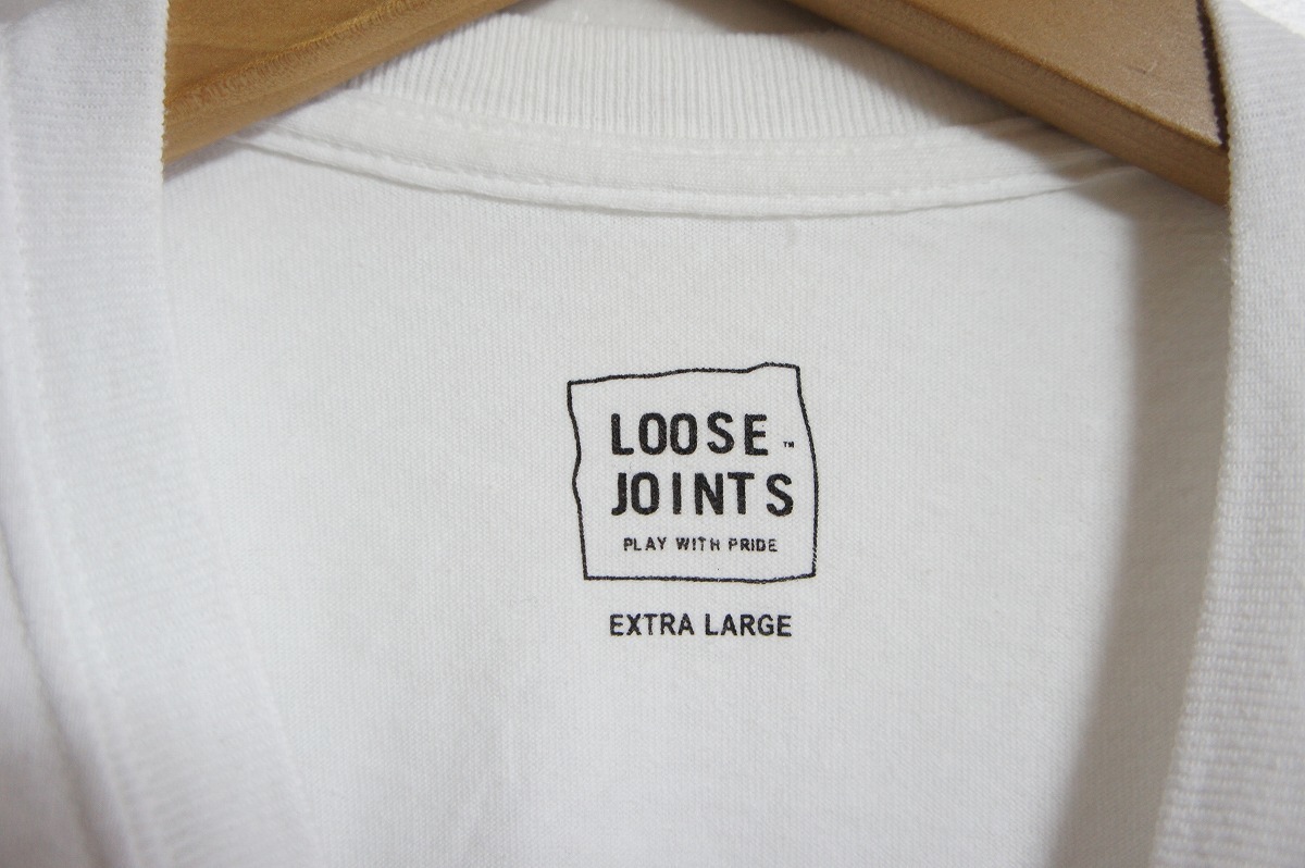 20SS LOOSE JOINTS ルーズジョインツ Joose Loints Sych Hackers プリントTシャツ 半袖 カットソー LJ_SS20-T13 白 ホワイト XL 313L_画像5