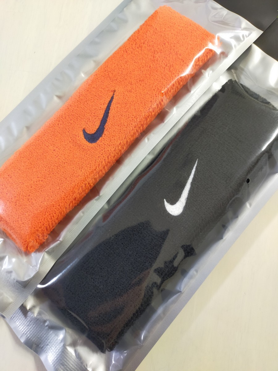 Paypayフリマ Nike ヘッドバンドヘアバンド メンズレディース ブラック オレンジ2本 Paypayフリマ Nike ヘッドバンドヘアバンド メンズレディース ブラック オレンジ2本