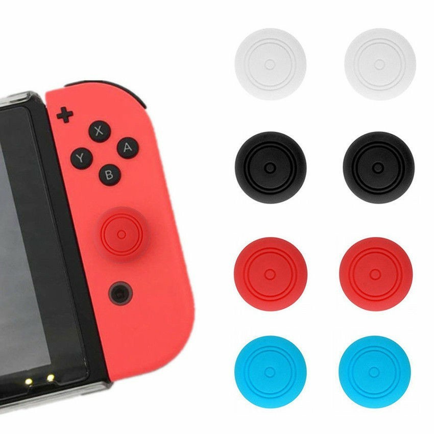 ニンテンドースイッチ　スティック　ジョイコン　シリコン　カバー　2個セット　青