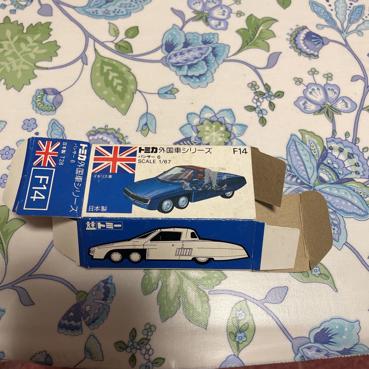 トミカ パンサー6 F14 青箱 日本製 外国車シリーズ TOMICA PANTHER6 ミニカー ①_画像9