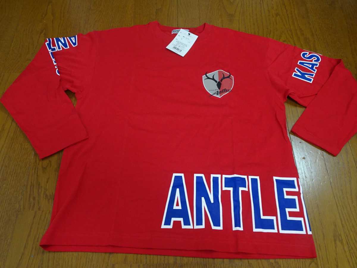 Paypayフリマ オフィシャル サッカー 鹿島アントラーズ タグ付き 長袖 Tシャツ 応援シャツ Size L カラー 赤系 かっこいい Paypayフリマ オフィシャル サッカー 鹿島アントラーズ タグ付き 長袖 Tシャツ 応援シャツ Size L カラー 赤系 かっこいい