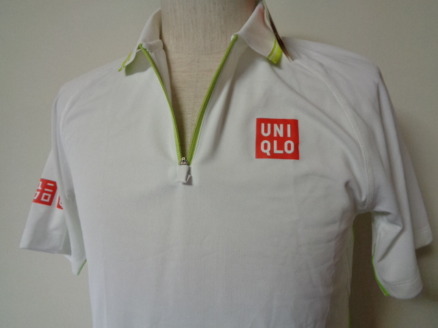ユニクロ 全豪オープンテニス15 錦織圭選手着用モデル ホワイト Sサイズ Uniqlo ポロシャツ 売買されたオークション情報 Yahooの商品情報をアーカイブ公開 オークファン Aucfan Com