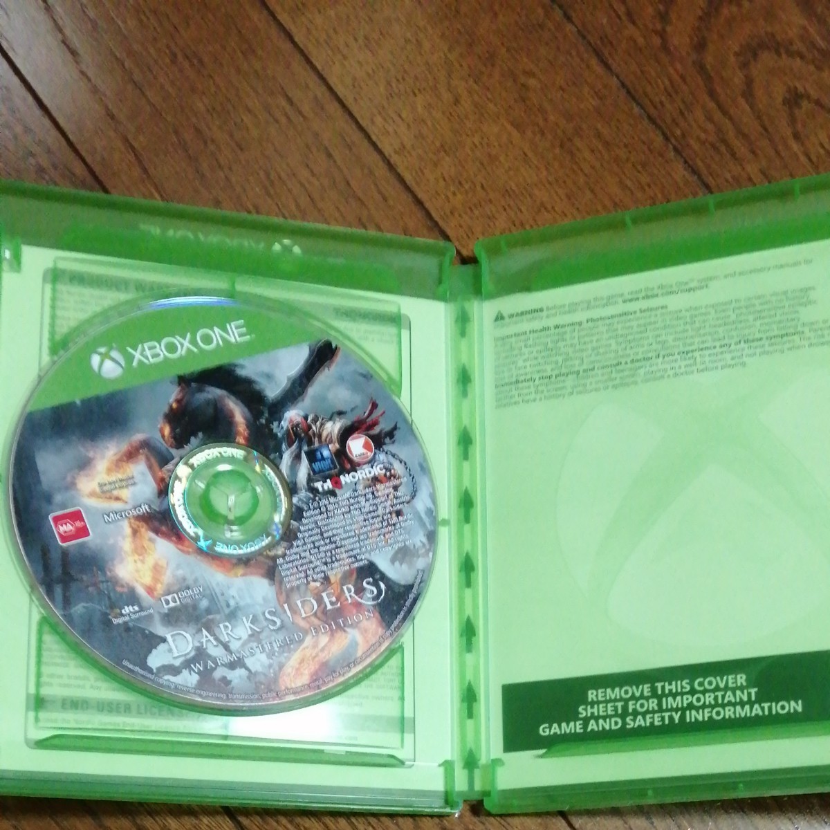 【Xbox One用ソフト】　海外版　ダークサイダーズ(中古品)
