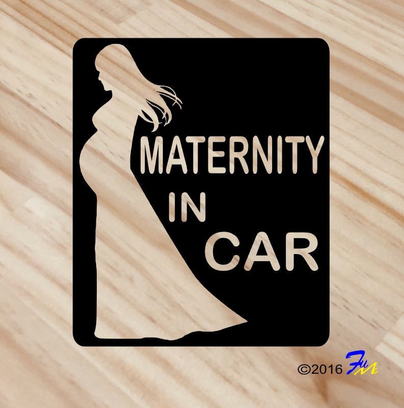 MATERNITY IN CAR04 sticker all 28 color #mFUMI