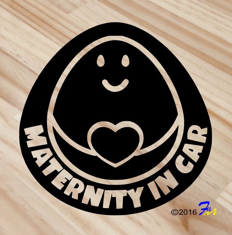 MATERNITY IN CAR06 стикер все 28 цвет #mFUMI