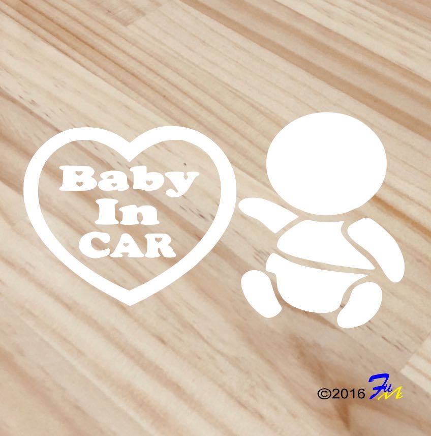 Baby In CAR02 sticker all 28 color #bFUMI