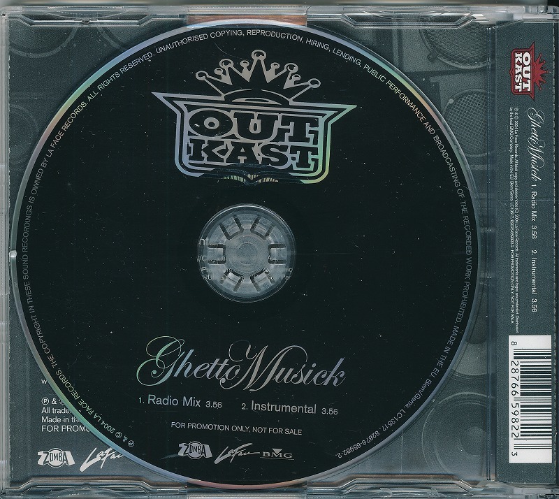 アウトキャスト / OUTKAST / GHETTO MUSICK /EU盤/中古CD！46383_画像2