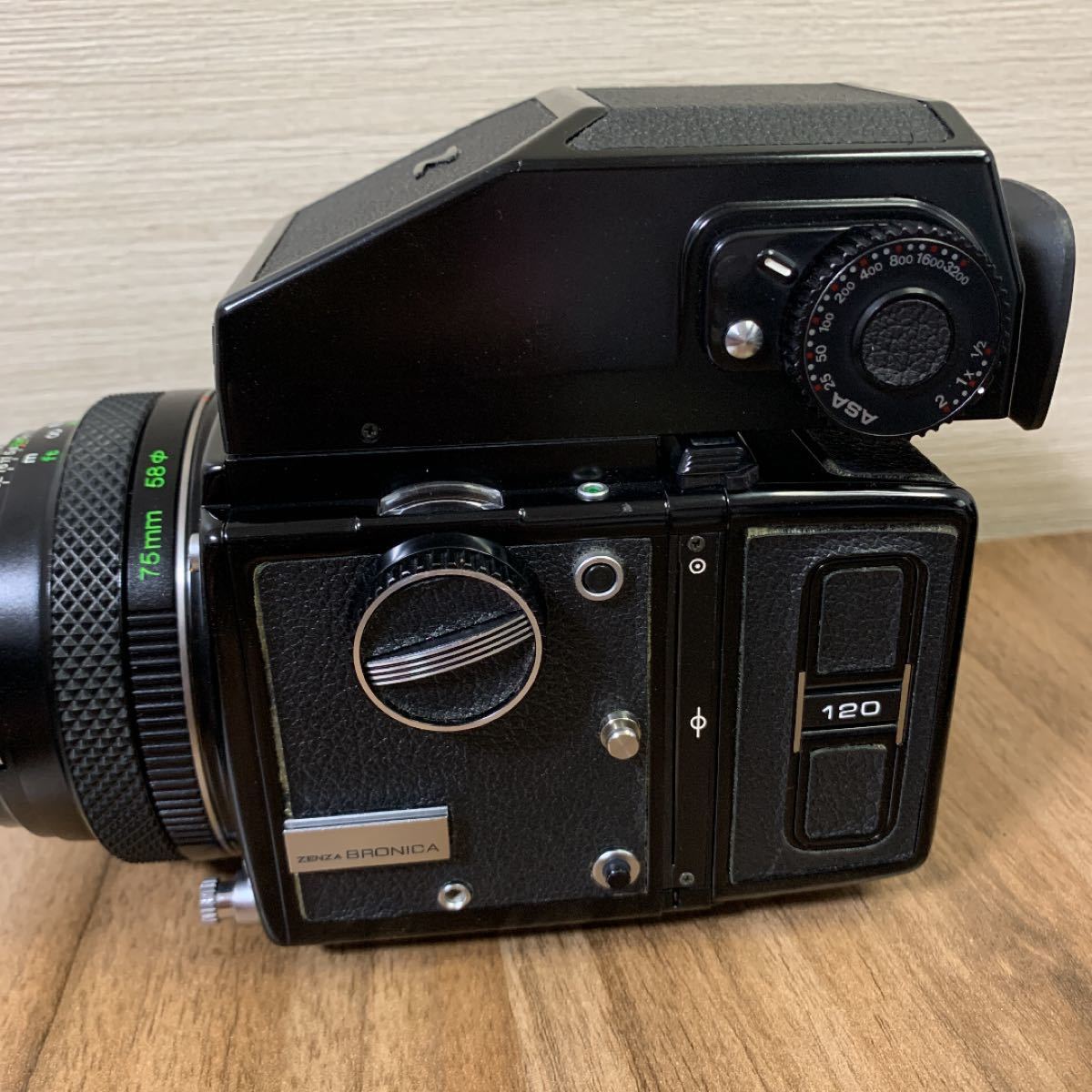 BRONICA ゼンザブロニカ ブロニカ ETR AE Finder 75mm 2.8 フィルムカメラ 中判カメラ