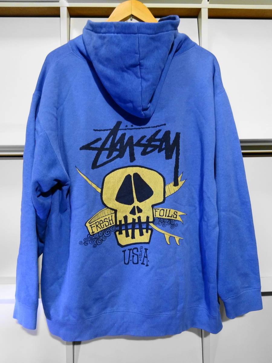  первый период 80s old stussy Surf Skull принт Parker чёрный бирка Old Stussy stock Logo архив Vintage 