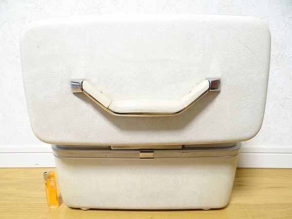 70 годы Vintage ACE производства Samsonite Samsonite высококлассный несессер косметика кейс cosme кейс дипломат багажник Showa Retro подлинная вещь 