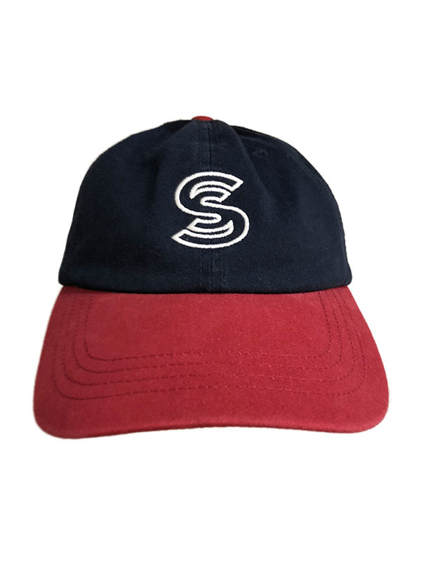 GU STUDIO SEVEN ジーユー スタジオセブン ネイビー レッド キャップ Cap 帽子 Sロゴ 正規品 EXILE 三代目J SOUL BROTHERS Naoto 刺繍_画像2