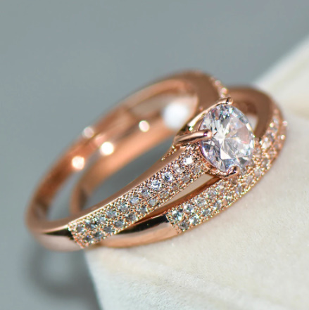リング　指輪　女性　ホワイトブライダル　ファッション　シルバーカラー　ゴールド　結婚指輪　ジュエリー　エンゲージリング　女性用_画像6