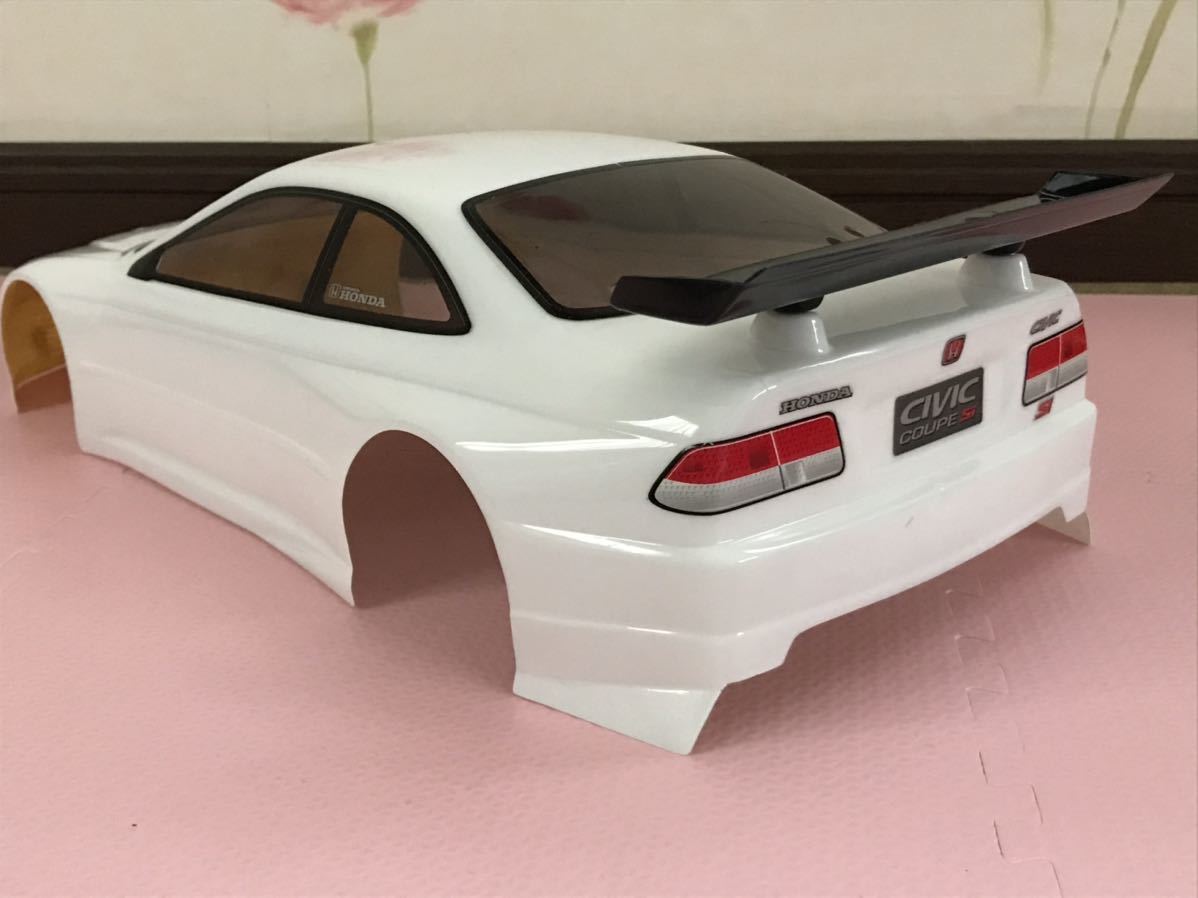 送料無料　ラジコン　ボディ　1/10 ホンダ　シビック　クーペsi HONDA CIVIC COUPE SI 2door フェリオ　2ドア　EK9